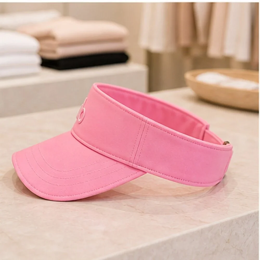 ALO Yoga Pink Tennis Open Top Visor Hat Sporty